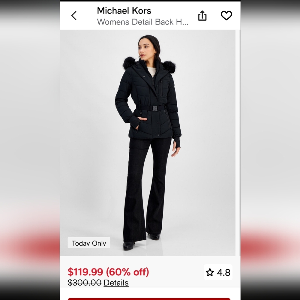 Michael Kors Belted Jacket